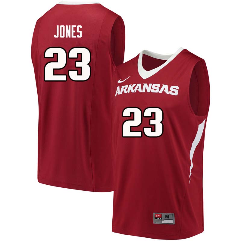 Men #23 C.J. Jones Arkansas Razorback College Basketball Jerseys Sale-Cardinal